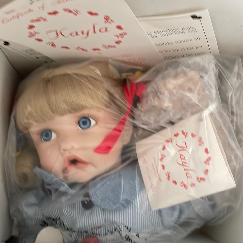 The Hamilton Collection Fine Porcelain Kayla Doll